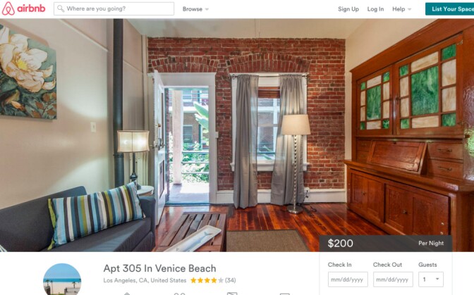 A quick search on Airbnb shows a woman named Martha has 14 listings at The Ellison — each one going for $200 a night.