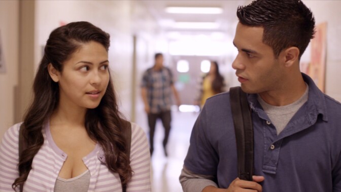Still from the new Hulu series "East Los High."