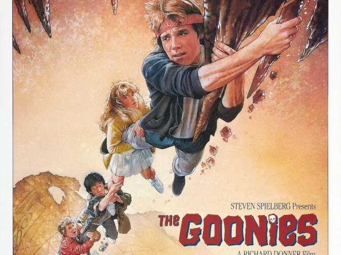 "Goonies" movie poster by Drew Struzan