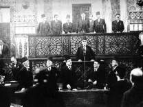 At the Syrian presidential inauguration of Hashim al-Atassi in Parliament on December 31, 1936. 