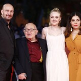 ROME, ITALY - OCTOBER 31:  Daniel Dubieck, Ben Lewin, Dakota Fanning and Lara Alammedine walk a red carpet for 'Please Stand By' during the 12th Rome Film Fest at Auditorium Parco Della Musica on October 31, 2017 in Rome, Italy.  (Photo by Ernesto S. Ruscio/Getty Images)