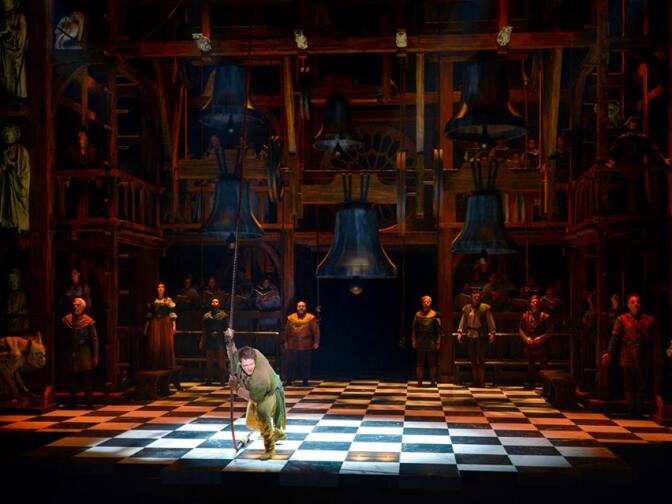 A scene from the La Jolla Playhouse's production of "The Hunchback of Notre Dame."