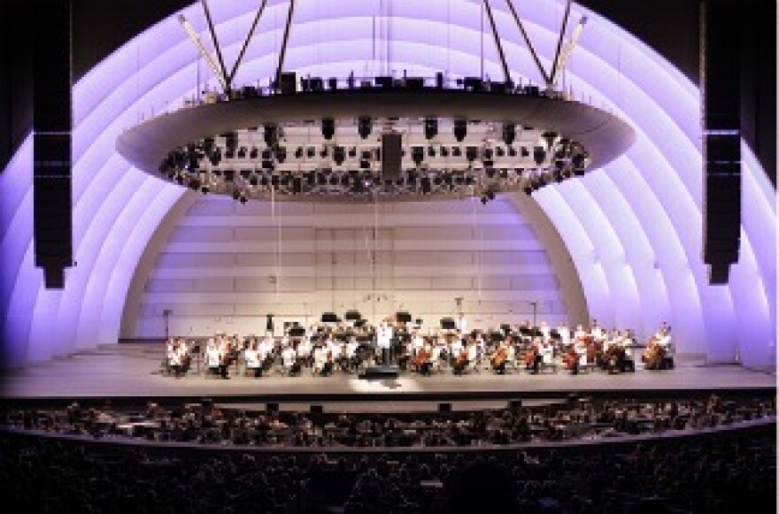 The L.A. Philharmonic plays at the Hollywood Bowl every summer