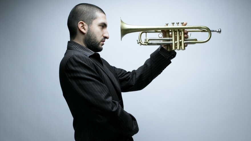 Classically trained Lebanese trumpeter Ibrahim Maalouf plays a four-valved trumpet, an innovation he credits to his famous father.