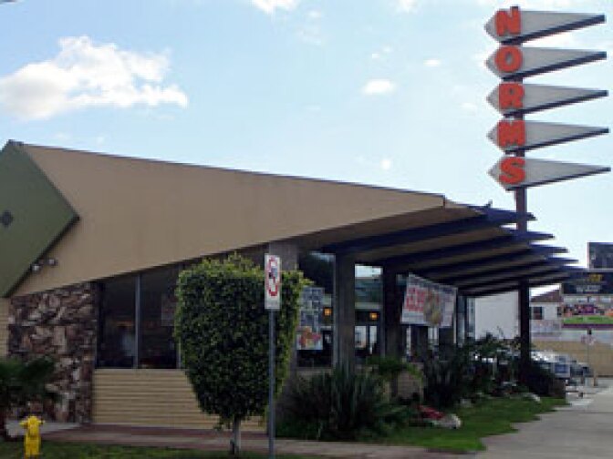 Norm's Restaurant, designed by Eldon Davis