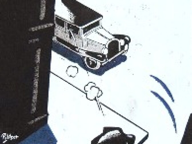 Cover of WR Burnett's breakthrough book, Little Caesar.