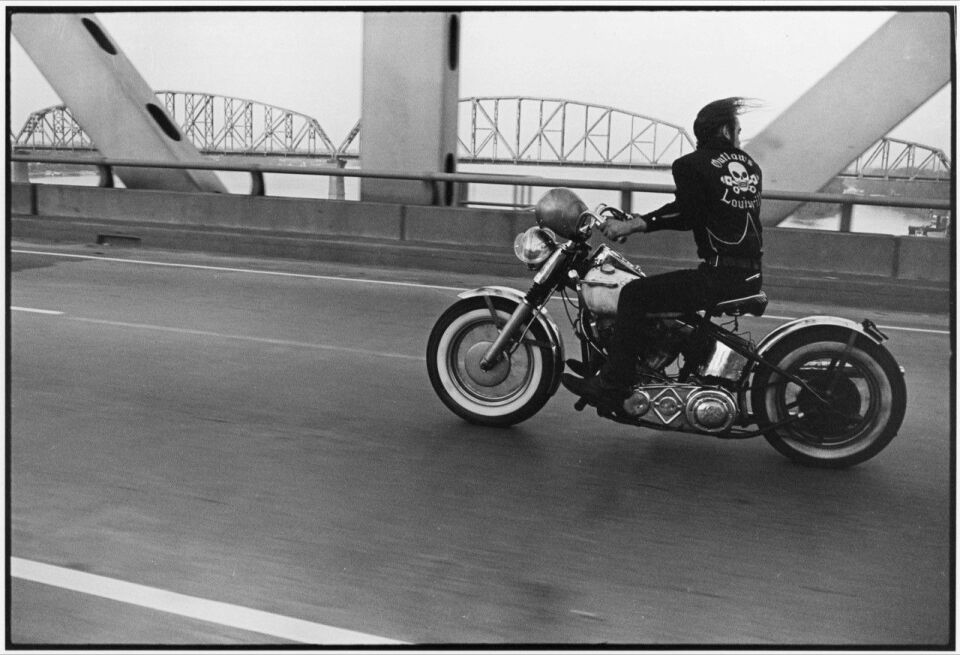 Crossing the Ohio, from The Bikeriders, 1965. 