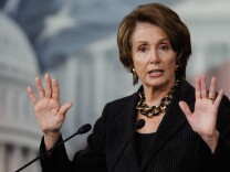File: House Minority Leader Nancy Pelosi (D-CA) holds her weekly news briefing with reporters at the U.S. Capitol March 1, 2012 in Washington, D.C.