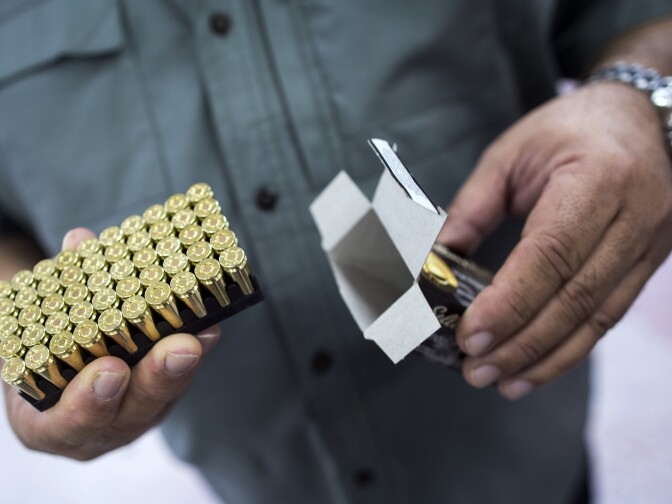 Vincent Torres owns Bullseye Sport in Riverside. Torres first started the business in 1995 from his home doing only gun shows. In 2008, he opened a storefront.