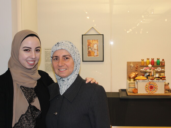 Dania Alkouli and Maria Khani, co-curators of "A Country Called Syria."