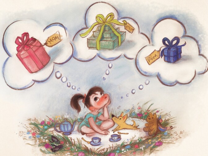 Image from Claire Keane's book "Once Upon A Cloud."