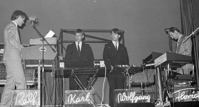Kraftwerk playing in Zürich, Switzerland, 1976