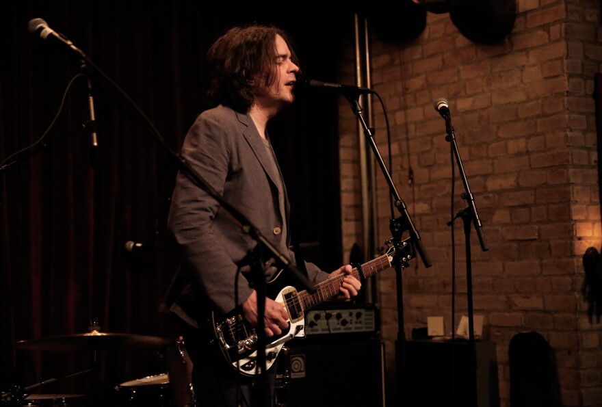 LOS ANGELES, CA - DECEMBER 03:  Musician Jon Brion performs onstage during DIRECTV Celebrates "Off Camera With Sam Jones" on December 3, 2014 in Los Angeles, California.  (Photo by Joe Scarnici/Getty Images for DIRECTV)
