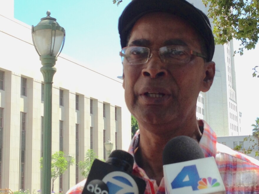 Juror #1 from a case against Los Angeles Sheriff's Department employees accused of hiding a jail informant, on Tuesday, July 1, 2014.