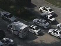 The scene at Houston's Lone Star College Tuesday, Jan. 22, 2013 where there was reportedly a shooting on campus.