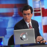 NEW YORK - NOVEMBER 04: Stephen Colbert hostsComedy Central's "Indecision 2008: America's Choice" at Comedy Central Studios on November 4, 2008 in New York City. (Photo by Brad Barket/Getty Images for Comedy Central) *** Local Caption *** Stephen Colbert