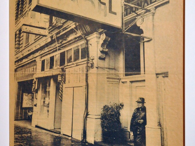 A newspaper on the many years of struggle to save the elderly housing and activism of International Hotel in San Francisco,1970. 