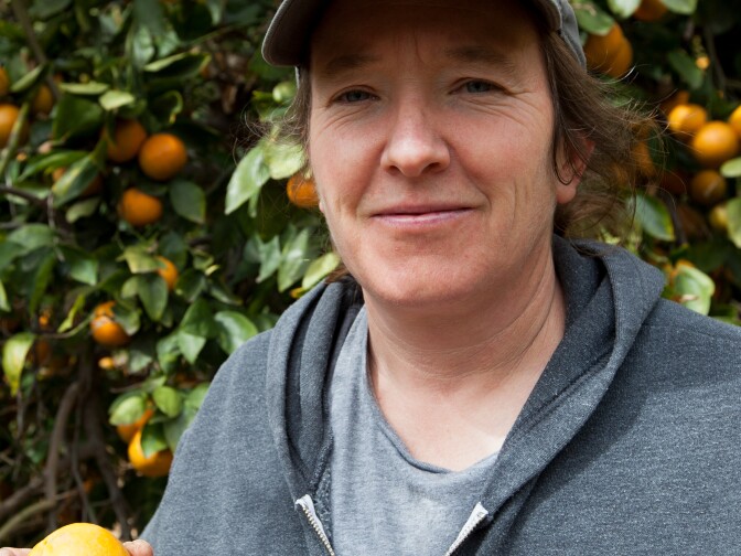 Emily Ayala owns 75 acres of citrus orchards in Ojai, CA.