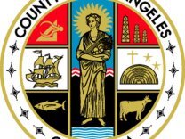 The County of Los Angeles' official seal included a tiny cross for nearly half a century, until it was changed in 2004. 
