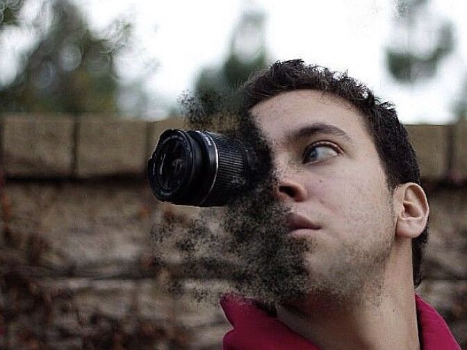 Chris made this photo collage using the ArtStudio app.