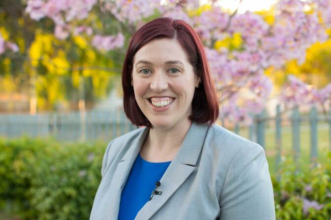 Tracy Van Houten at the 34th Congressional District Candidate Forum at Eagle Rock High School on Wednesday, Mar. 23, 2017. 