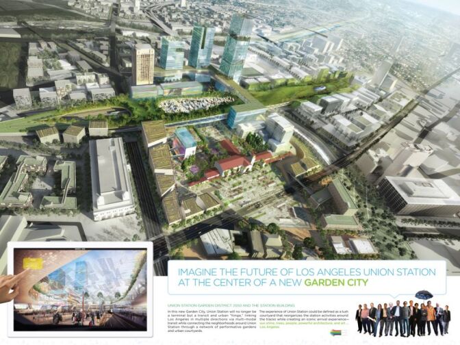 NBBJ / Ingenhoven Architects' Union Station vision board