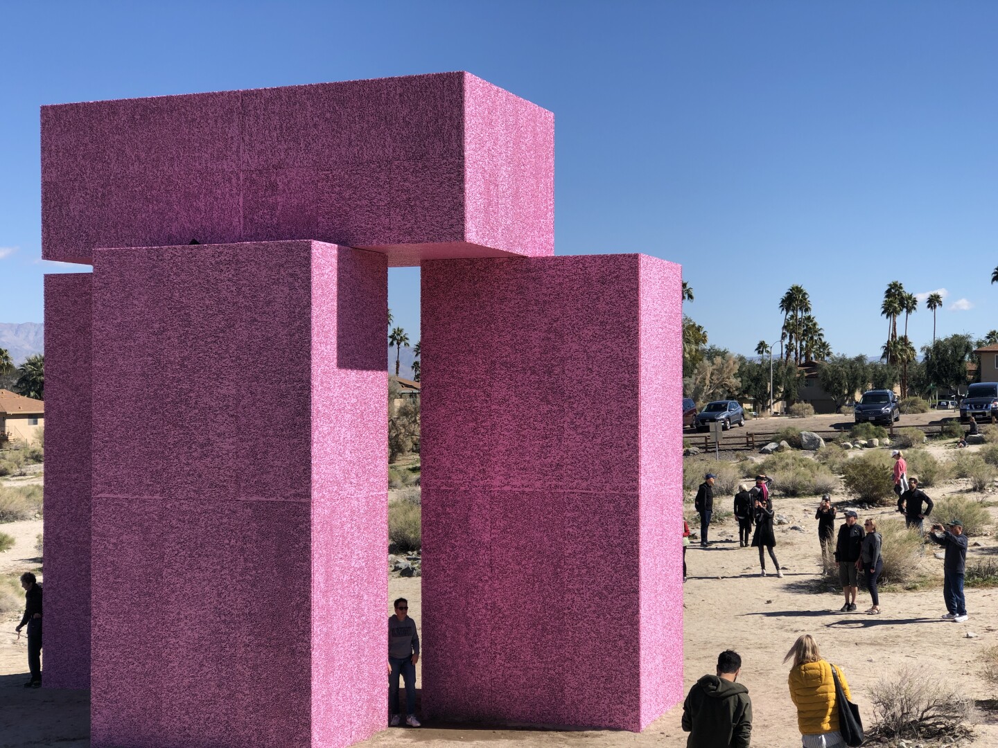 "Dive-In" by the Danish collective Superflex is one of the installations at the 2019 edition of Desert X.