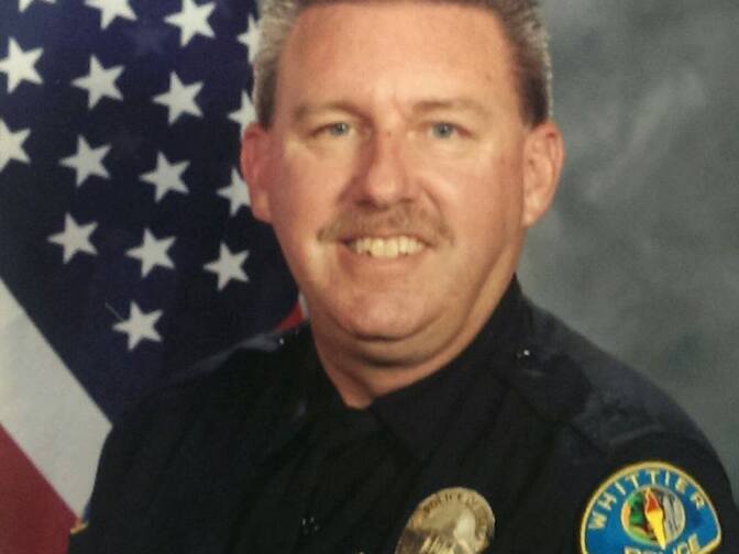 Whittier Police Department officer Keith Boyer, who was shot and killed as he investigated a report of a traffic accident in Whittier on Feb. 20, 2017.