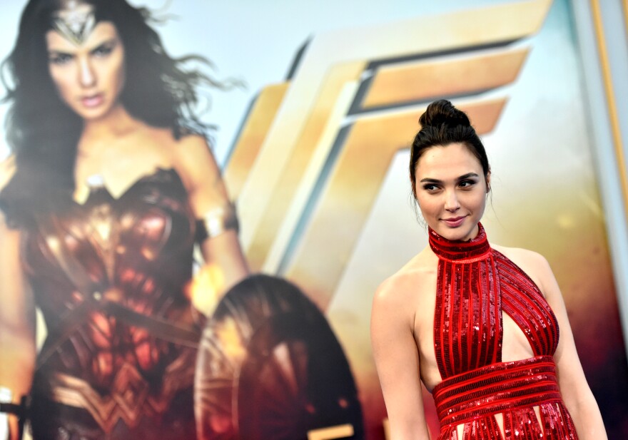 HOLLYWOOD, CA - MAY 25:  Actress Gal Gadot arrives at the Premiere Of Warner Bros. Pictures' "Wonder Woman" at the Pantages Theatre on May 25, 2017 in Hollywood, California.  (Photo by Frazer Harrison/Getty Images)