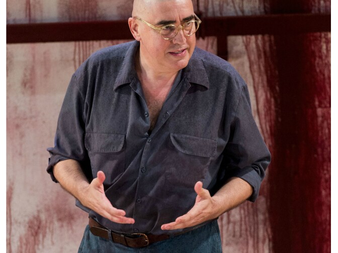 Alfred Molina in the Donmar Warehouse production of the Tony Award-winning Best Play "Red" by John Logan, playing at the Mark Taper Forum August 1 through September 9, 2012.