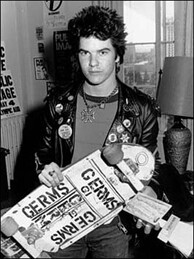 Gary Leonard, who documented L.A.'s punk scene, took this picture of Darby Crash in April of 1980.
