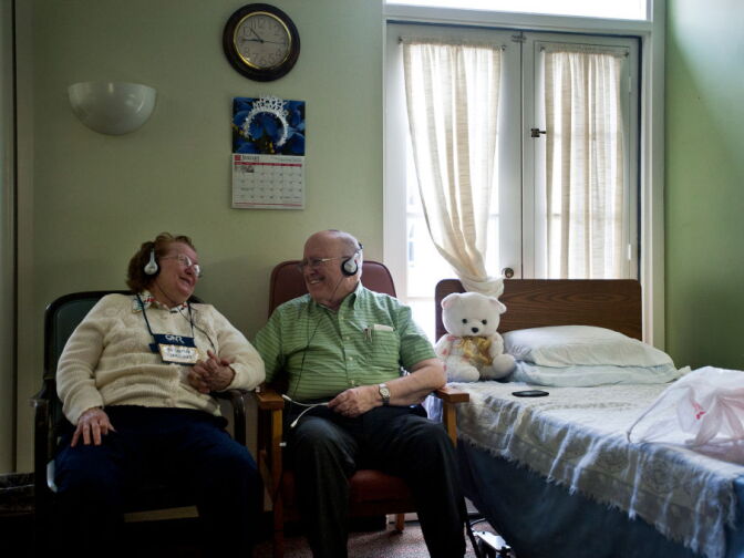 Marcie and Tom H. have been married for 59 years. They met while attending the same church, when Tom was 15 years old.