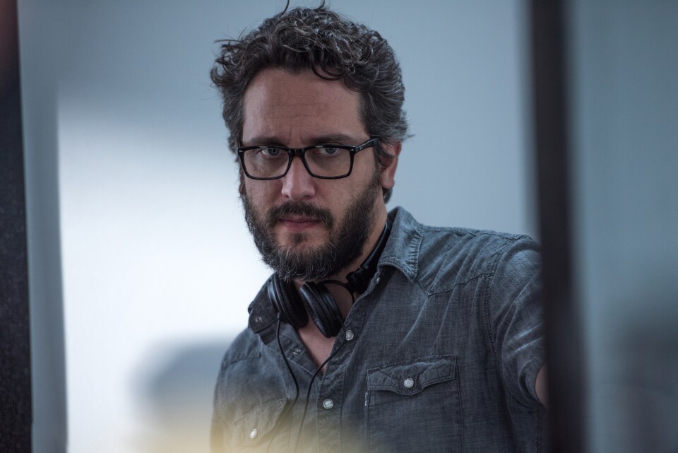 Director Fede Alvarez on the set of Screen Gems' horror-thriller DON'T BREATHE.