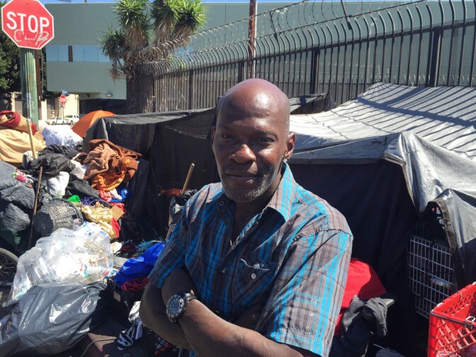 Heshimu Coleman used to make over $60 a day turning in recycled cans and bottles. Now, on a good day, he makes around $20. 