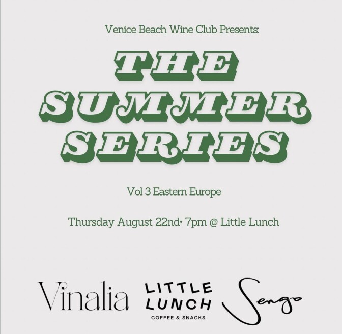Flyer with green letters that say The Summer Series