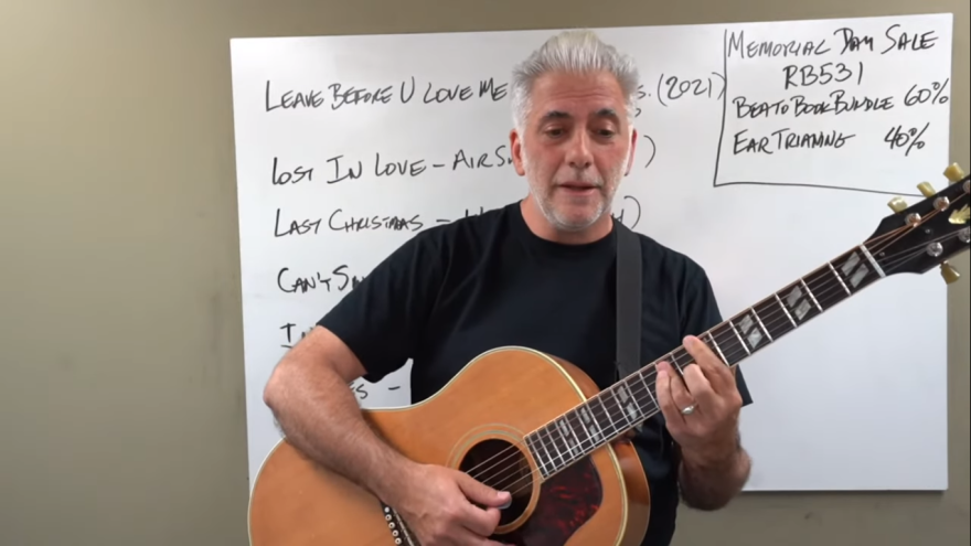 Screenshot of Rick Beato's "Why Today's Music Is So BORING. The Regression of Musical Innovation"