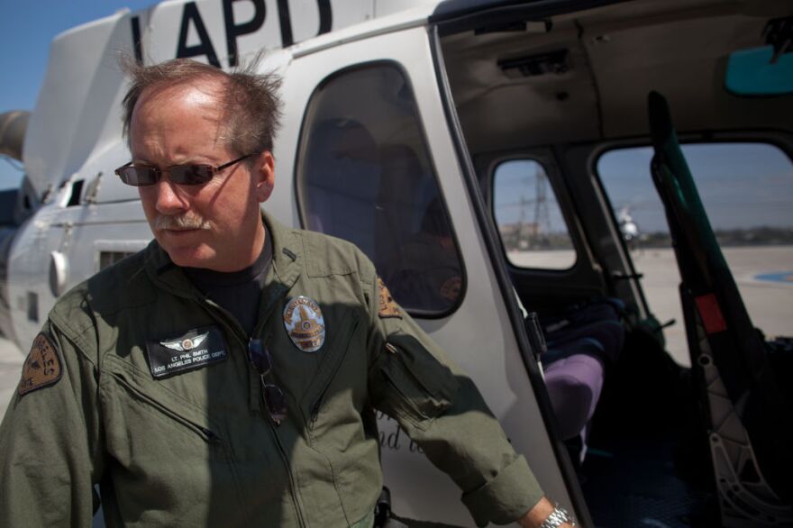 Lt. Phil Smith leads the helicopter division for the Los Angeles Police Department.
