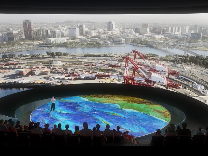 A picture of the proposed Honda Pacific Visions Theater.