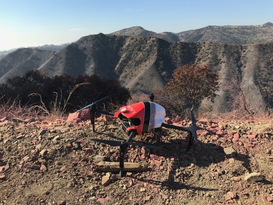 One of LAFD's DJI drones 