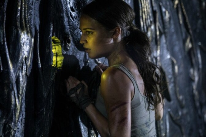 Alicia Vikander in Warner Bros.'s TOMB RAIDER.