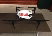 LA Sheriff's officials unveiled their first drone Thursday, January 12, 2017, at the Hall of Justice in downtown LA.