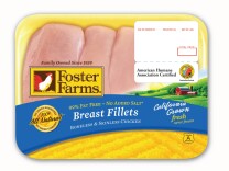 A salmonella outbreak that has sickened more than 270 people has been linked to raw chicken produced at three Foster Farms facilities in California.