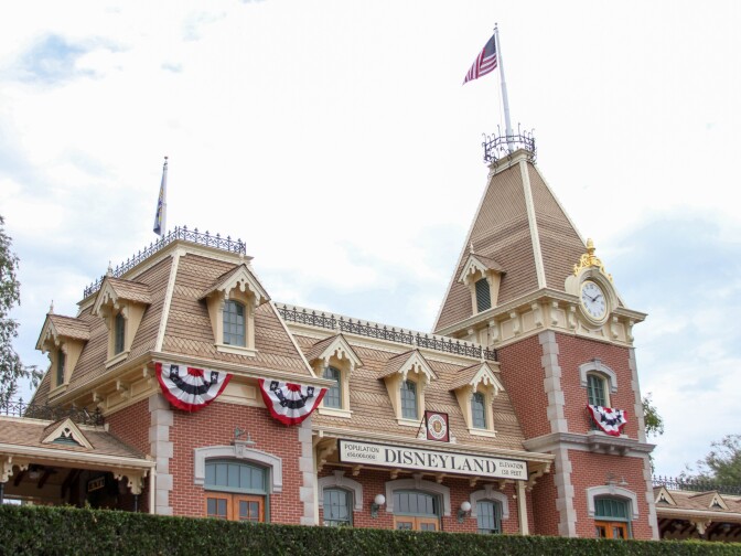 at Disneyland in Anaheim, California on July 24, 2017.