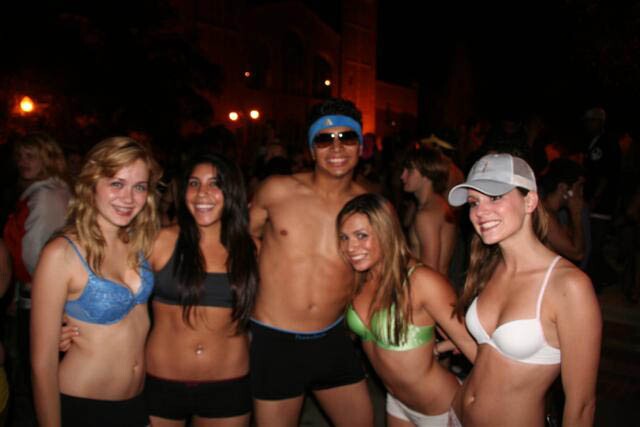 Westwood Strips Down For The UCLA Undie Run