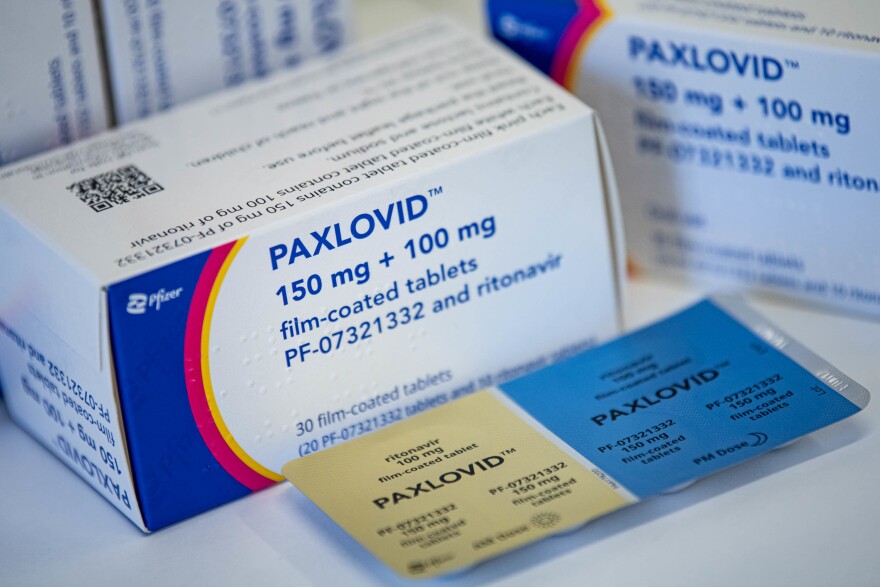 A box of Paxlovid