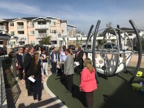Oakcrest Terrace, a new affordable housing development in Yorba Linda. 