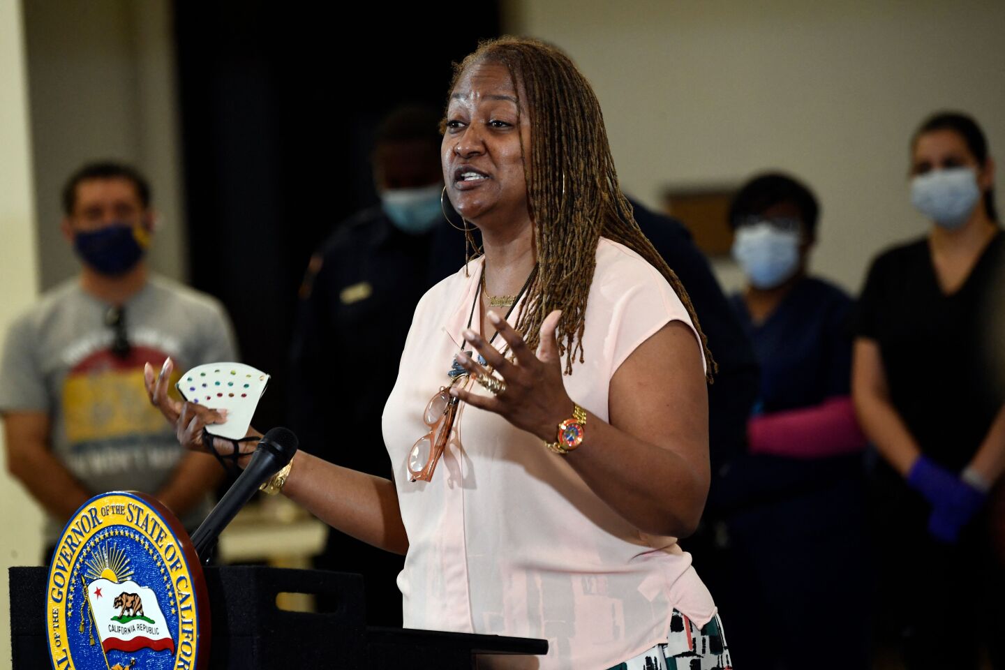 Image of L.A. County Supervisor Holly Mitchell.