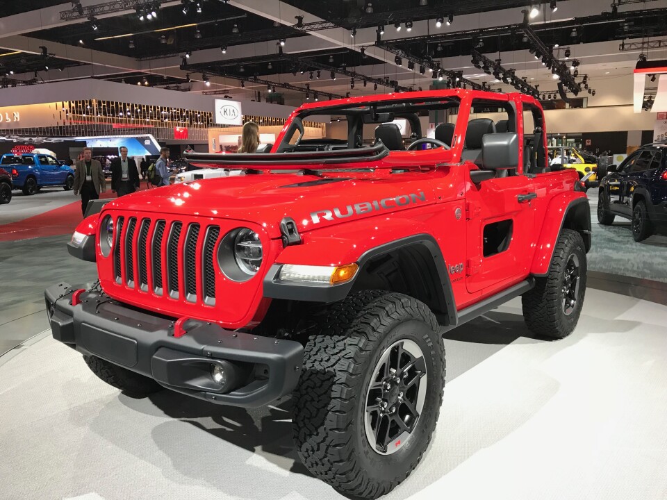 Jeep reveals the new Wrangler Rubicon at the 2017 LA Auto Show