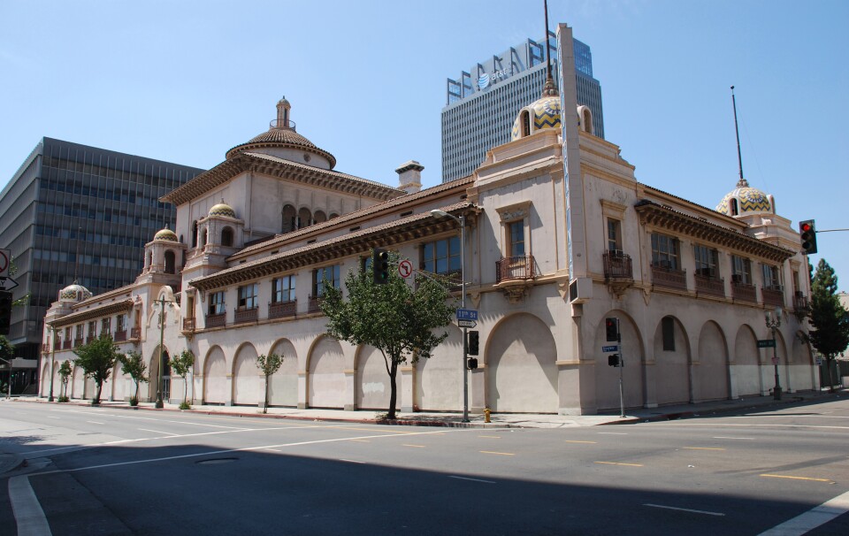 The Herald Examiner building in Los Angeles