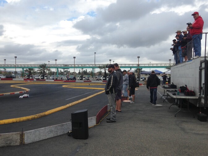 The Greater Los Angeles Remote Control Racing Club meets 22 times a year at the Harbor Gateway Transit Center parking lot. 